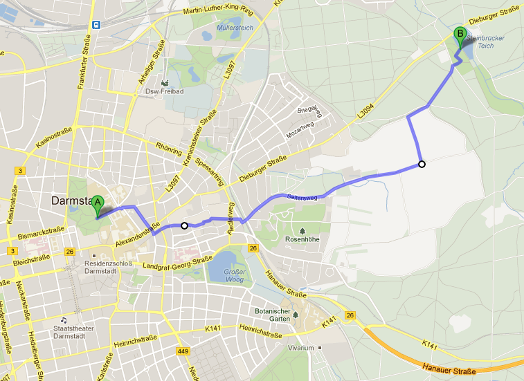 Grillathlonstrecke 2012